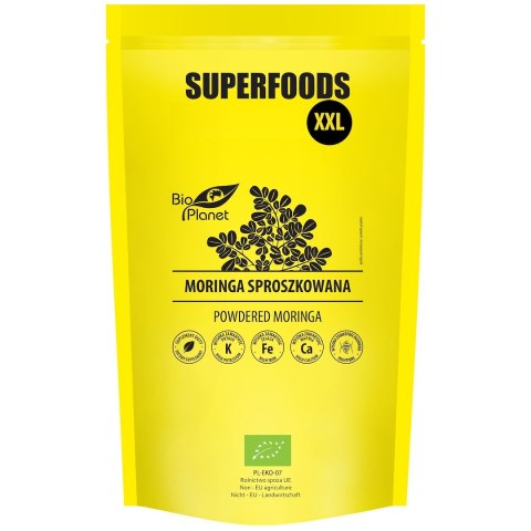 MORINGA SPROSZKOWANA BIO 500 g - BIO PLANET SUPERFOODS BIO PLANET - seria SUPERFOODS