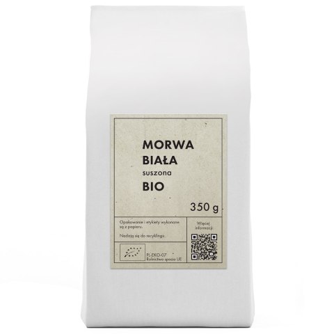 MORWA BIAŁA SUSZONA BIO 350 g - THE PLANET THE PLANET (Zakupy przyjazne Ziemi) MORWA BIAŁA SUSZONA BIO 350 g - THE PLANET THE PLANET (Zakupy przyjazne Ziemi)
