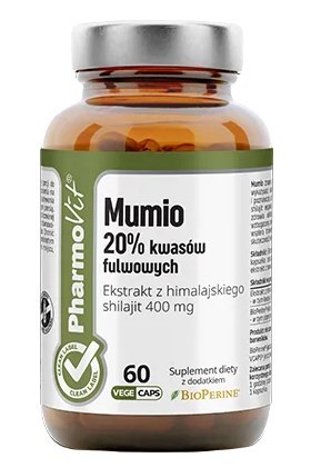 MUMIO EKSTRAKT (400 mg) BEZGLUTENOWY 60 KAPSUŁEK - PHARMOVIT (CLEAN LABEL) PHARMOVIT (suplementy diety)