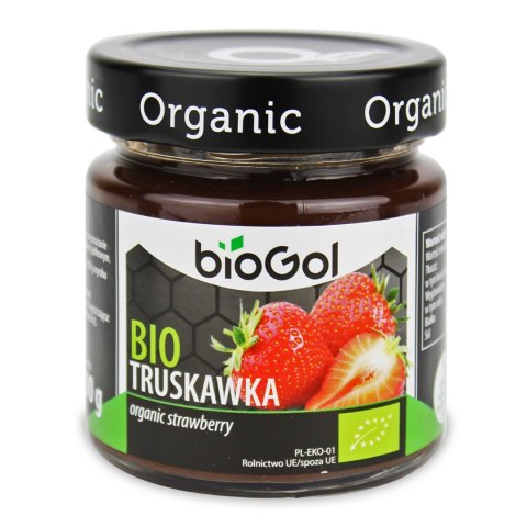 MUS TRUSKAWKA BIO 200 g - BIOGOL BIOGOL (produkty śniadaniowe, przekąski bez cukru)