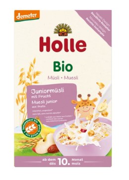 MUSLI JUNIOR Z OWOCAMI OD 10 MIESIĄCA DEMETER BIO 250 g - HOLLE HOLLE (żywność dla niemowląt)