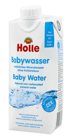 NATURALNA WODA MINERALNA NIEGAZOWANA DLA NIEMOWLĄT 500 ml - HOLLE HOLLE (żywność dla niemowląt)