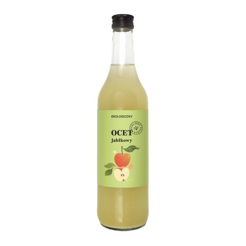OCET JABŁKOWY 4 % NIEFILTROWANY BIO 500 ml - DELIKATNA DELIKATNA (kombucha, kimchi, zakwas)