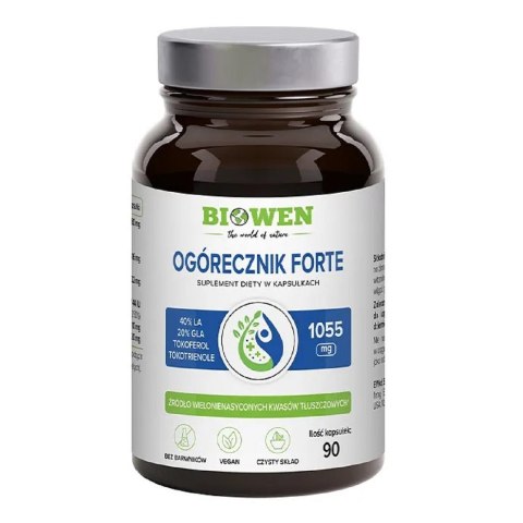 OGÓRECZNIK FORTE (1040 mg) 90 KAPSUŁEK - BIOWEN BIOWEN (suplementy diety)