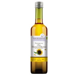 OLEJ SŁONECZNIKOWY TŁOCZONY NA ZIMNO BIO 500 ml - BIO PLANETE BIO PLANETE (oleje i oliwy)