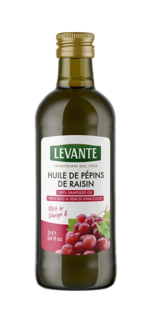 OLEJ Z PESTEK WINOGRON 1 L - LEVANTE LEVANTE (włoskie oliwy, oleje) OLEJ Z PESTEK WINOGRON 1 L - LEVANTE LEVANTE (włoskie oliwy, oleje)