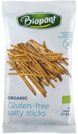 PALUSZKI SOLONE BEZGLUTENOWE BIO 45 g - BIOPONT BIOPONT (chrupki bezglutenowe)