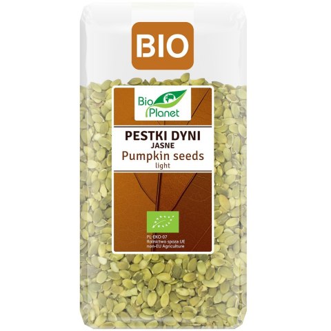 PESTKI DYNI JASNE BIO 350 g - BIO PLANET BIO PLANET - seria BRĄZOWA (orzechy i pestki)