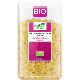 PŁATKI KUKURYDZIANE JASNE BEZ DODATKU CUKRÓW BIO 250 g - BIO PLANET BIO PLANET - seria RÓŻOWA (płatki, otręby, musli)