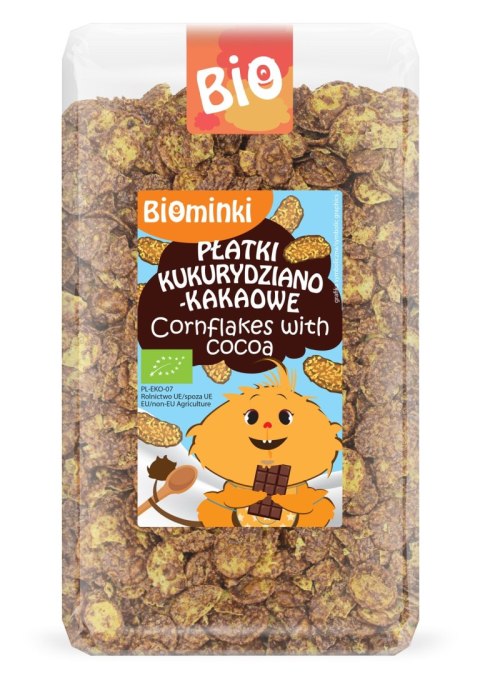 PŁATKI KUKURYDZIANO-KAKAOWE BIO 300 g - BIOMINKI BIOMINKI (przekąski dla dzieci, kaszki)