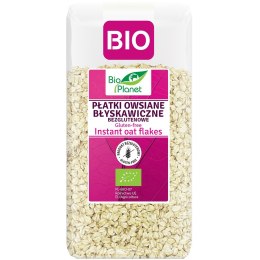 PŁATKI OWSIANE BŁYSKAWICZNE BEZGLUTENOWE BIO 300 g - BIO PLANET BIO PLANET - seria RÓŻOWA (płatki, otręby, musli)