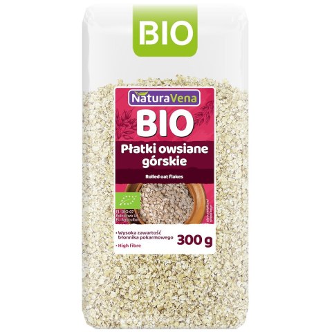 PŁATKI OWSIANE GÓRSKIE BIO 300 g - NATURAVENA NATURAVENA