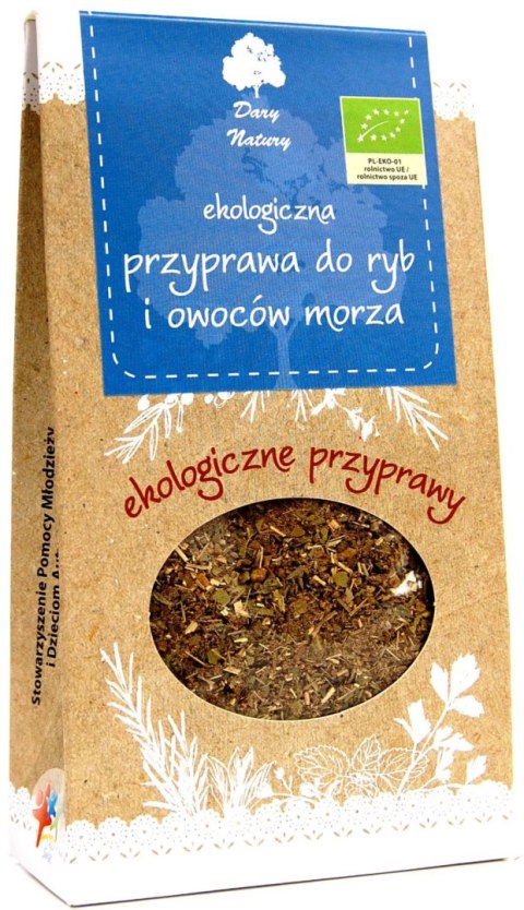 PRZYPRAWA DO RYB I OWOCÓW MORZA BIO 40 g - DARY NATURY DARY NATURY - przyprawy i zioła