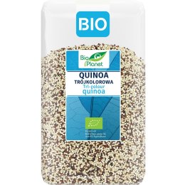 QUINOA TRÓJKOLOROWA BIO 1 kg - BIO PLANET BIO PLANET - seria NIEBIESKA (ryże, kasze, ziarna)