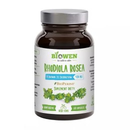 RHODIOLA - RÓŻENIEC GÓRSKI EKSTRAKT (420 mg) BEZGLUTENOWY 60 KAPSUŁEK - BIOWEN BIOWEN (suplementy diety)