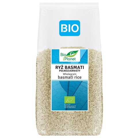 RYŻ BASMATI PEŁNOZIARNISTY BIO 500 g - BIO PLANET BIO PLANET - seria NIEBIESKA (ryże, kasze, ziarna)