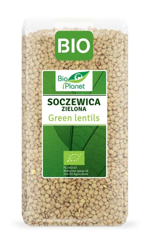 SOCZEWICA ZIELONA BIO 500 g - BIO PLANET BIO PLANET - seria ZIELONA (strączkowe)