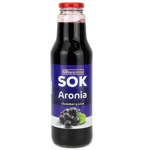 SOK Z ARONII 100 % 750 ml - NATURAVENA NATURAVENA