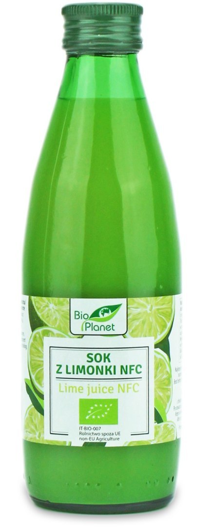 SOK Z LIMONKI NFC 100 % BIO 250 ml - BIO PLANET BIO PLANET - seria SOKI I ZAKWASY