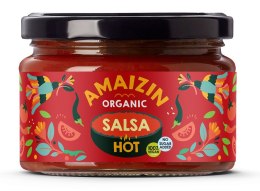 SOS SALSA PIKANTNY BEZGLUTENOWY BIO 260 g - AMAIZIN AMAIZIN (napoje kokosowe, tortilla, chipsy, inne)