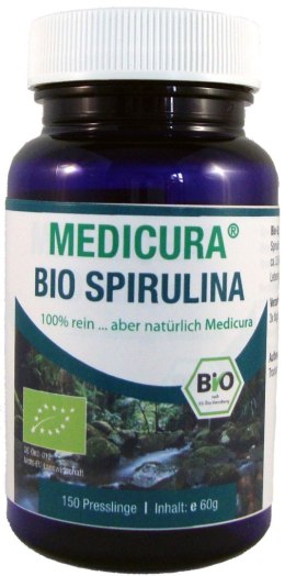 SPIRULINA BIO (400 mg) 150 TABLETEK - MEDICURA MEDICURA (soki aloe, noni, goji ,inne, superfood)