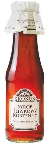 SYROP ŚLIWKOWY KORZENNY 355 g (280 ml) - KROKUS (PRODUKT SEZONOWY) KROKUS (przetwory owocowe i warzywne)