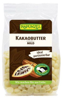 TŁUSZCZ KAKAOWY W KRĄŻKACH BIO 100 g - RAPUNZEL RAPUNZEL (makarony, czekolady, oleje, kremy orz.)