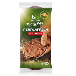 WAFLE RYŻOWE OBLANE CZEKOLADĄ MLECZNĄ BEZGLUTENOWE BIO 100 g - BIO ZENTRALE BIO ZENTRALE (produkty spożywcze)