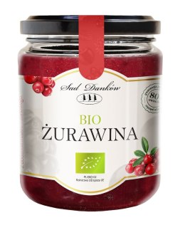 #ŻURAWINA 80 % Z CUKREM TRZCINOWYM BIO 260 g - SAD DANKÓW SAD DANKÓW (przetwory owocowe)