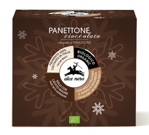 BABKA PANETTONE CIOCCOLATO BIO 750 g - ALCE NERO (PRODUKT SEZONOWY) ALCE NERO (włoskie produkty)