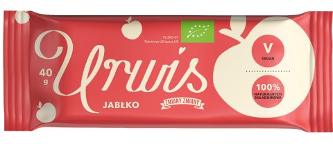 BATON JABŁKOWY URWIS BEZGLUTENOWY BIO 40 g - ZMIANY ZMIANY ZMIANY ZMIANY (batony)