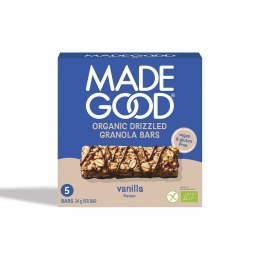 BATONIKI GRANOLA CRUNCHY SMAK WANILIA BEZGLUTENOWE BIO (5 x 24 g) 120 g - MADEGOOD MADEGOOD (batoniki, granola)