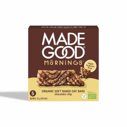 BATONIKI OWSIANE SOFT Z CZEKOLADĄ BEZGLUTENOWE BIO (5 x 30 g) 150 g - MADEGOOD MORNINGS MADEGOOD (batoniki, granola)