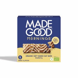 BATONIKI OWSIANE SOFT Z JAGODAMI BEZGLUTENOWE BIO (5 x 30 g) 150 g - MADEGOOD MORNINGS MADEGOOD (batoniki, granola)