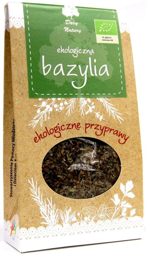 BAZYLIA BIO 25 g - DARY NATURY DARY NATURY - przyprawy i zioła