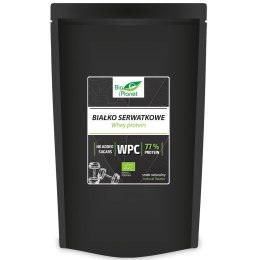 BIAŁKO SERWATKOWE NATURALNE (WPC 77) BIO 500 g - BIO PLANET BIO PLANET - seria BIAŁKA