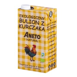 BULION DROBIOWY W PŁYNIE BEZGLUTENOWY BIO 1 L - ANETO NATURAL ANETO (buliony w płynie)