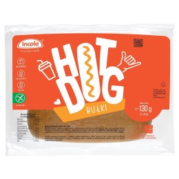 BUŁKI DO HOT-DOGÓW Z CEBULĄ BEZGLUTENOWE (2 szt.) 130 g - INCOLA INCOLA (bezglutenowe pieczywo i wafle)