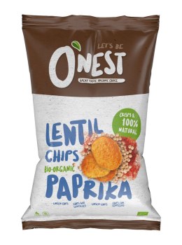 CHIPSY Z SOCZEWICY PAPRYKOWE BEZGLUTENOWE BIO 75 g - O'NEST O'NEST (chipsy bezglutenowe)