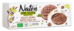 CIASTKA Z NASIONAMI OBLANE CZEKOLADĄ MLECZNĄ BEZGLUTENOWE BIO 150 g - NATEN NATEN (ciastka bezglutenowe)