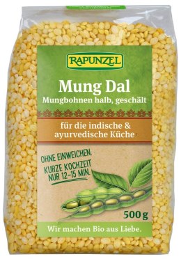 FASOLA MUNG OBRANA POŁÓWKI NA DAL BIO 500 g - RAPUNZEL RAPUNZEL (makarony, czekolady, oleje, kremy orz.)