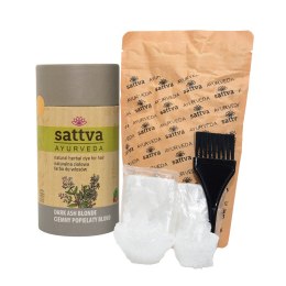HENNA CIEMNY POPIELATY BLOND ECO 150 g - SATTVA (AYURVEDA) SATTVA (kosmetyki ajurwedyjskie, kadzidełka)