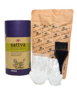 HENNA INDIGO ECO 150 g - SATTVA (AYURVEDA) SATTVA (kosmetyki ajurwedyjskie, kadzidełka)