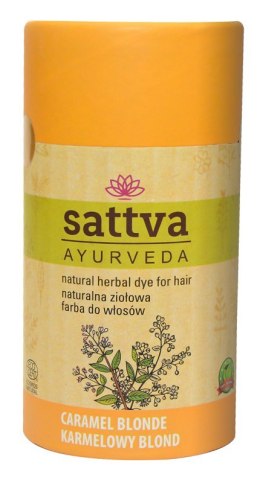 HENNA KARMELOWY BLOND ECO 150 g - SATTVA (AYURVEDA) SATTVA (kosmetyki ajurwedyjskie, kadzidełka)