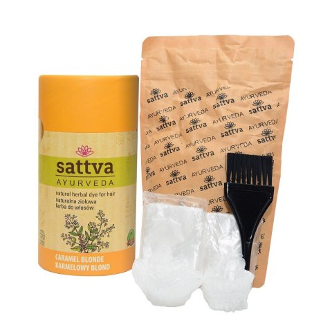 HENNA KARMELOWY BLOND ECO 150 g - SATTVA (AYURVEDA) SATTVA (kosmetyki ajurwedyjskie, kadzidełka) HENNA KARMELOWY BLOND ECO 150 g - SATTVA (AYURVEDA) SATTVA (kosmetyki ajurwedyjskie, kadzidełka)