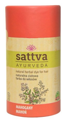 HENNA MAHOŃ ECO 150 g - SATTVA (AYURVEDA) SATTVA (kosmetyki ajurwedyjskie, kadzidełka)
