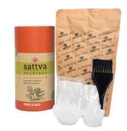 HENNA Z AMLĄ ECO 150 g - SATTVA (AYURVEDA) SATTVA (kosmetyki ajurwedyjskie, kadzidełka)