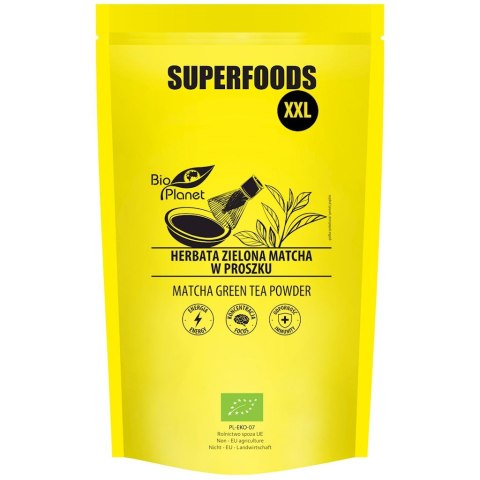 HERBATA ZIELONA MATCHA BIO 500 g - BIO PLANET SUPERFOODS BIO PLANET - seria SUPERFOODS