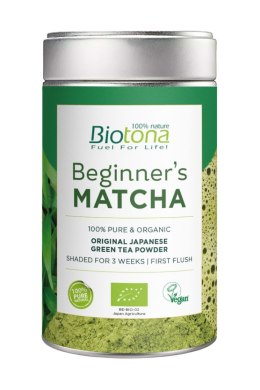 HERBATA ZIELONA MATCHA JAPOŃSKA BEGINNERS BIO 80 g - BIOTONA BIOTONA (matcha)
