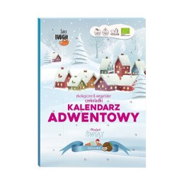 KALENDARZ ADWENTOWY (CZEKOLADKI KOKOSOWE BEZ DODATKU CUKRÓW BEZGLUTENOWE) BIO 100 g - ME GUSTO (SUPER FUDGIO) (PRODUKT SEZONOWY) ME GUSTO (krówki wegańskie, czekolady, wafelki)